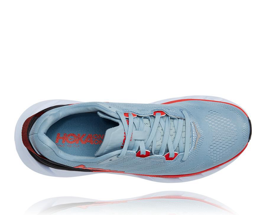 Hoka Australia One One Elevon 2 - Mens Running Shoes Blue/White - SQRHE-1240